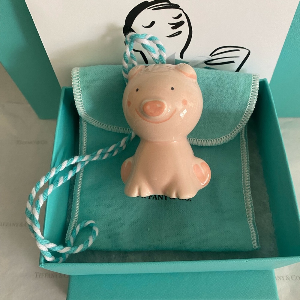 Tiffany & Co. Tiny Tiffany Pig Ornament